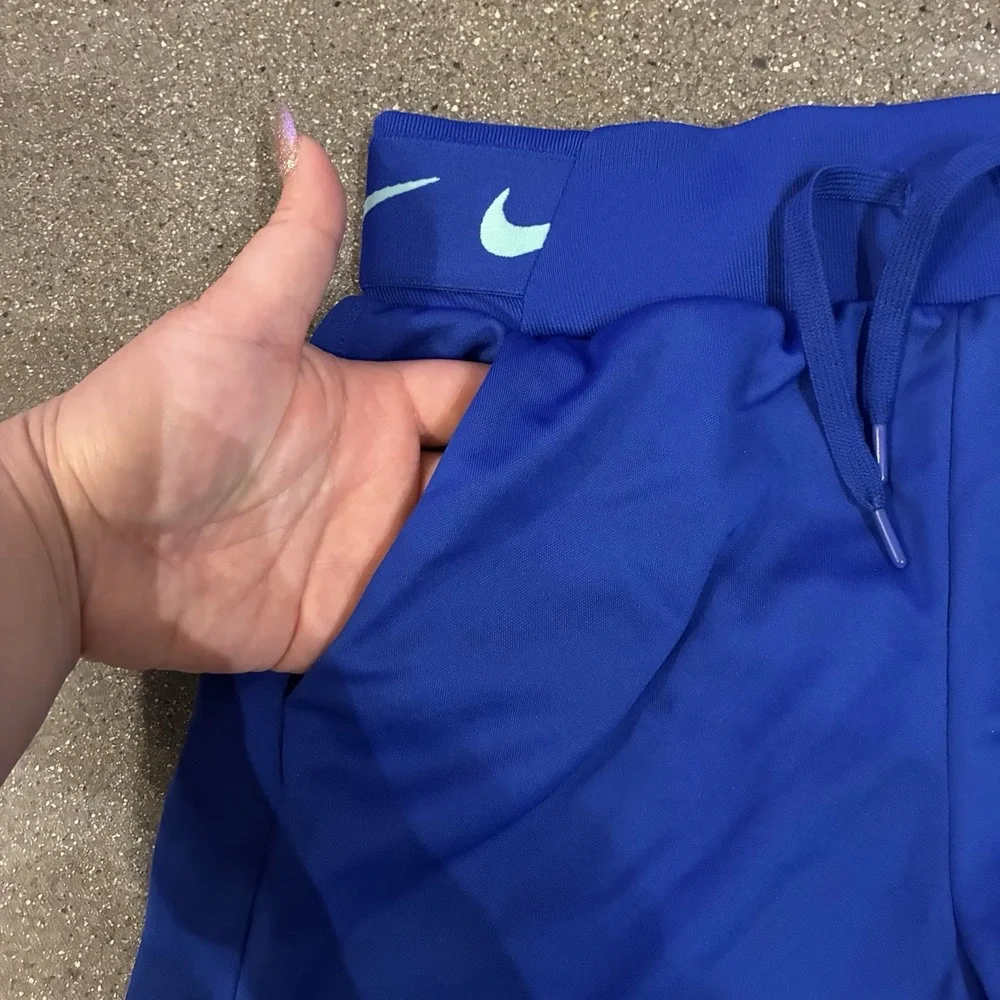 Nike Swoosh Just Do It‎  Girls Med Track Pants Jogger Royal Blue CJ7421-433